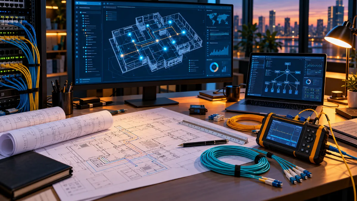Ilustración de Ingeniería y servicios TI